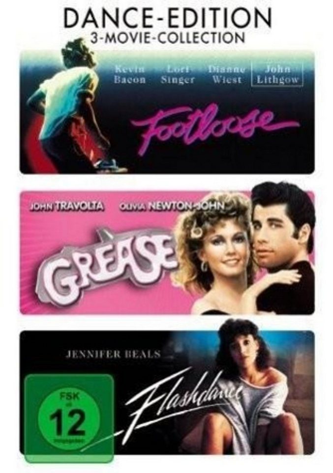 Paramount DVD Dance-Edition: Footloose / Flashdance / Grease Paramount DVD Dance-Edition: Footloose / Flashdance / Grease von Paramount