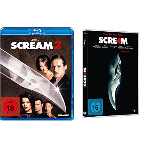 Scream 2 (Blu-ray) & Scream 4 [DVD] von Paramount