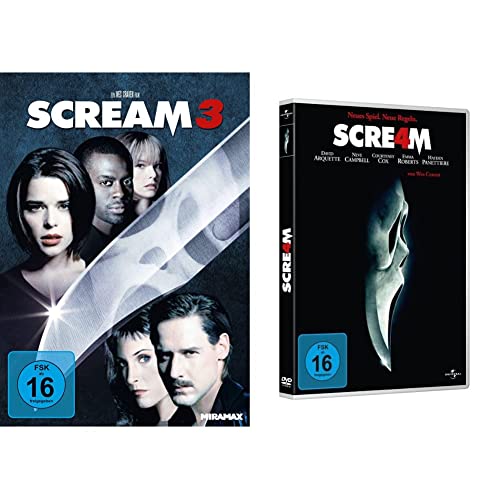 Scream 3 [DVD] & Scream 4 [DVD] von Paramount