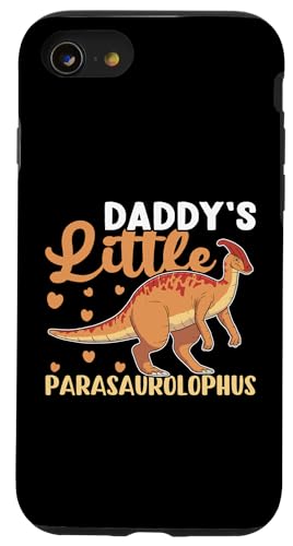 Dinosaurier: Daddy's Little Parasaurolophus Hülle für iPhone SE (2020) / 7 / 8 von Parasaurolophus Dinosaur Designs For Kids