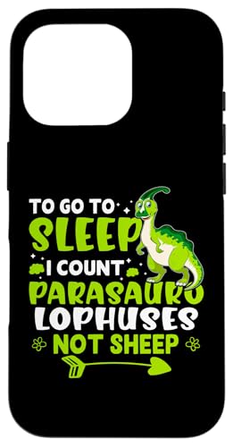 Dinosaurier: I Count Parasaurolophuses, Not Sheep Hülle für iPhone 16 Pro Dinosaurier: I Count Parasaurolophuses, Not Sheep Hülle für iPhone 16 Pro von Parasaurolophus Dinosaur Designs For Kids
