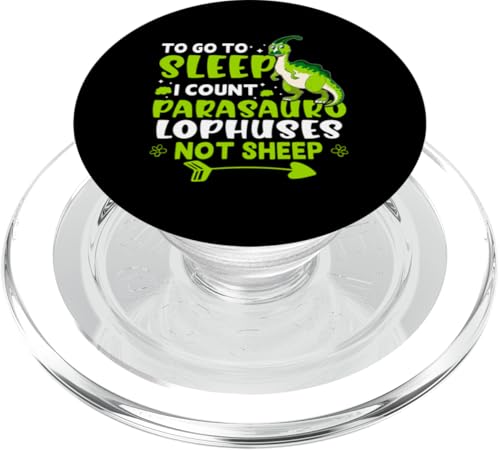 Dinosaurier: I Count Parasaurolophuses, Not Sheep PopSockets PopGrip für MagSafe Dinosaurier: I Count Parasaurolophuses, Not Sheep PopSockets PopGrip für MagSafe von Parasaurolophus Dinosaur Designs For Kids