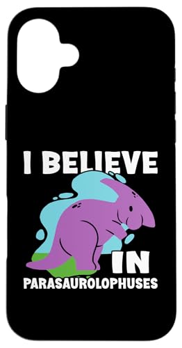 Dinosaurier: Ich glaube an Parasaurolophen Hülle für iPhone 16 Plus Dinosaurier: Ich glaube an Parasaurolophen Hülle für iPhone 16 Plus von Parasaurolophus Dinosaur Designs For Kids
