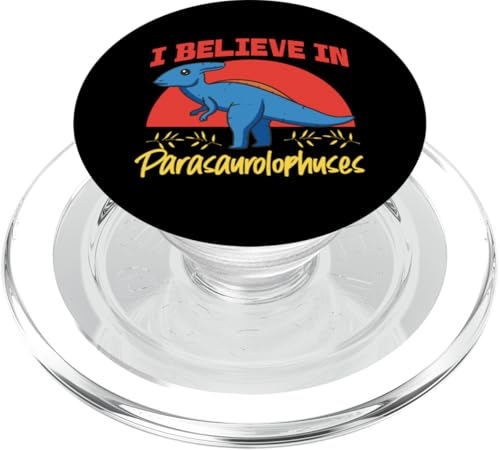 Dinosaurier: Ich glaube an Parasaurolophen PopSockets PopGrip für MagSafe Dinosaurier: Ich glaube an Parasaurolophen PopSockets PopGrip für MagSafe von Parasaurolophus Dinosaur Designs For Kids
