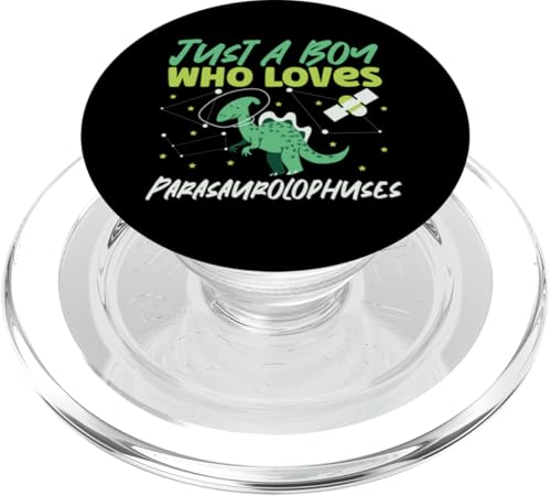 Dinosaurier: Just A Boy Who Loves Parasaurolophus PopSockets PopGrip für MagSafe Dinosaurier: Just A Boy Who Loves Parasaurolophus PopSockets PopGrip für MagSafe von Parasaurolophus Dinosaur Designs For Kids