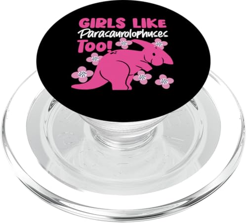Dinosaurier: Mädchen mögen auch Parasaurolophus! PopSockets PopGrip für MagSafe Dinosaurier: Mädchen mögen auch Parasaurolophus! PopSockets PopGrip für MagSafe von Parasaurolophus Dinosaur Designs For Kids