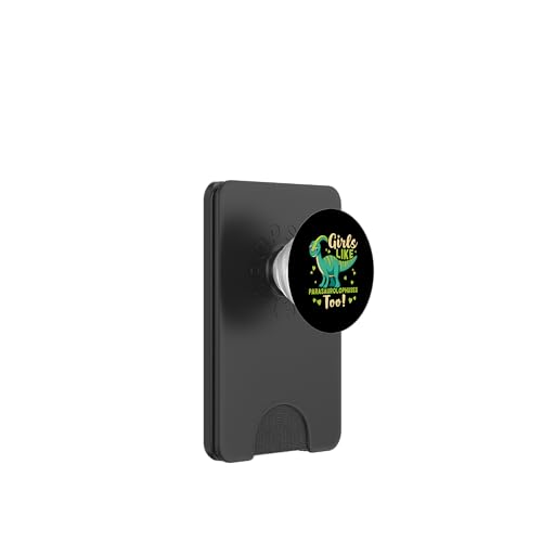 Dinosaurier: Mädchen mögen auch Parasaurolophus! PopSockets PopWallet für MagSafe Dinosaurier: Mädchen mögen auch Parasaurolophus! PopSockets PopWallet für MagSafe von Parasaurolophus Dinosaur Designs For Kids