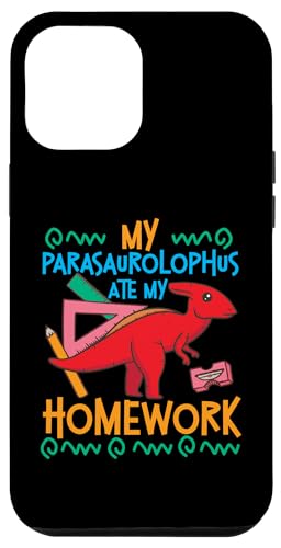 Dinosaurier: Mein Parasaurolophus hat meine Hausaufgaben gegessen Hülle für iPhone 12 Pro Max Dinosaurier: Mein Parasaurolophus hat meine Hausaufgaben gegessen Hülle für iPhone 12 Pro Max von Parasaurolophus Dinosaur Designs For Kids