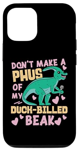 Dinosaurier: Parasaurolophus Entenschnabel Hülle für iPhone 12/12 Pro von Parasaurolophus Dinosaur Designs For Kids