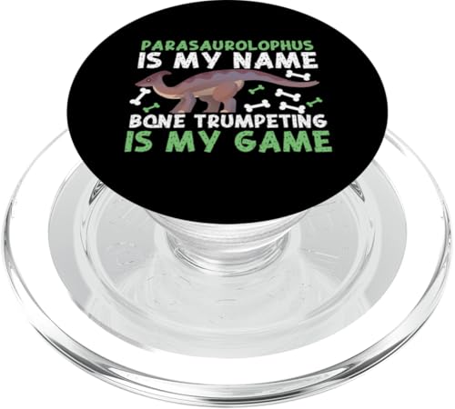 Dinosaurier: Parasaurolophus Knochen Trompeten ist mein Spiel PopSockets PopGrip für MagSafe Dinosaurier: Parasaurolophus Knochen Trompeten ist mein Spiel PopSockets PopGrip für MagSafe von Parasaurolophus Dinosaur Designs For Kids