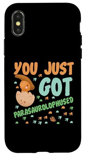 Dinosaurier: You Just Got Parasaurolophused Hülle für iPhone X/XS Dinosaurier: You Just Got Parasaurolophused Hülle für iPhone X/XS von Parasaurolophus Dinosaur Designs For Kids