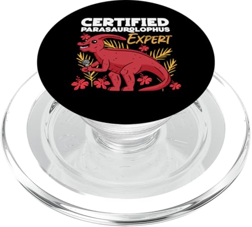 Dinosaurier: Zertifizierter Parasaurolophus-Experte PopSockets PopGrip für MagSafe Dinosaurier: Zertifizierter Parasaurolophus-Experte PopSockets PopGrip für MagSafe von Parasaurolophus Dinosaur Designs For Kids