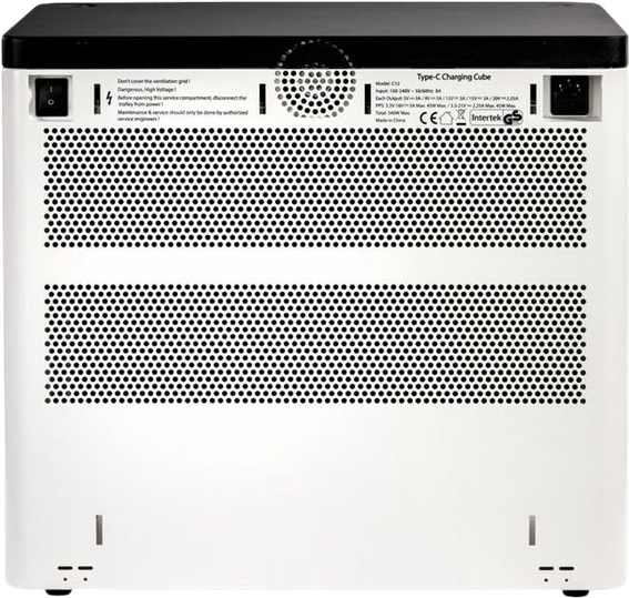 PARAT PARAPROJECT Cube C12 - Aufbewahrungsbox - für 12 Tablets / Notebooks - verriegelbar - Stahl, ABS-Kunststoff - Grau - Bildschirmgröße: bis zu 30,5 cm (bis zu 30,50cm (12) ) - Ausgang: 5 / 9 / 10 / 12 / 15 / 20 V von Parat