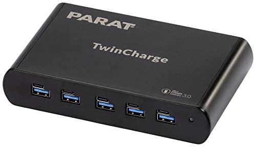PARAT PARAPROJECT TC5 TwinCharge für 5 Geräte USB-A/USB-C PARAT PARAPROJECT TC5 TwinCharge für 5 Geräte USB-A/USB-C von Parat