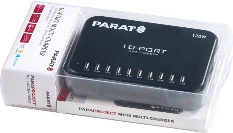 PARAT - USB-Kabel - USB (M) bis USB-C (M) - 1 m - rund von Parat