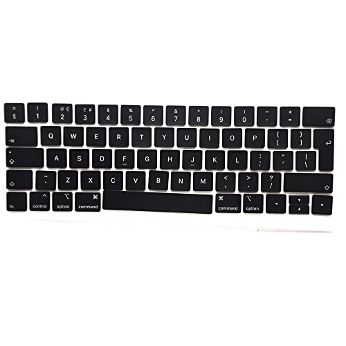 Padarsey Neue Ersatz Key Cap Set QWERTZ Deutsche Tastatur Ersatz Keycaps Tasten Kompatibel für MacBook Pro Retina 13" 15'' A1989 A1990 UK Tastatur Tasten von Pardarsey
