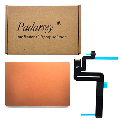 Padarsey Padarsey Original New Touchpad Trackpad Kompatibel für MacBook Air 13.3 Zoll A1932 Touchpad Trackpad mit Kabel 2018 Jahr (Gold Farbe) von Pardarsey