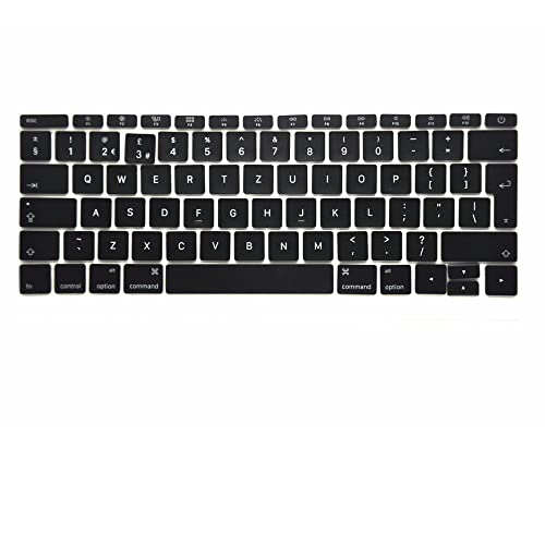 Pardarsey Ersatz-Tastenkappen-Set mit UK-Tastatur-Tastenkappen, QWERTY, kompatibel mit MacBook Pro Retina 13 Zoll (33 cm) A1708, UK-Tastatur-Tastatur-Tasten von Pardarsey