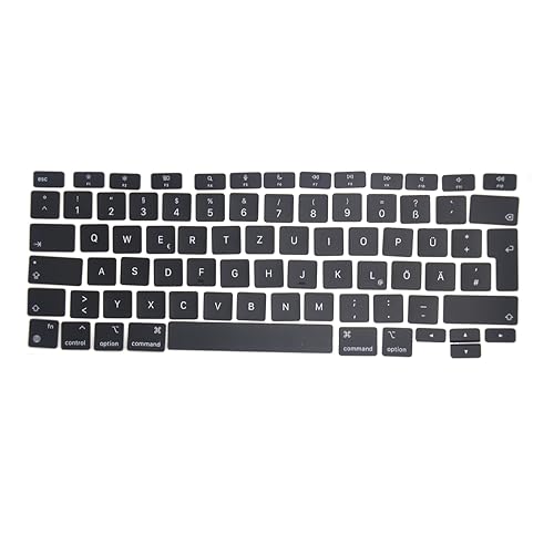 Pardarsey Neue Ersatz Tastatur Keycaps Tasten,Vollständiger Satz Ersatz Keycaps GR DE Germany Deutsch QWERTZ Kompatibel für MacBook Air 13.3" Modell A2337 M1 2020-2021 Jahr EMC 3598 von Pardarsey