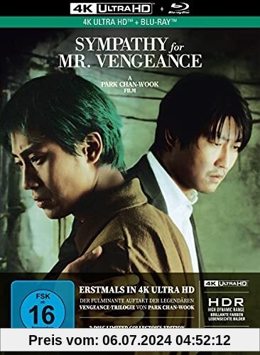 Sympathy for Mr. Vengeance - 2-Disc Limited Collector's Edition im Mediabook (4K Ultra HD/UHD + Blu-Ray) von Park Chan-wook