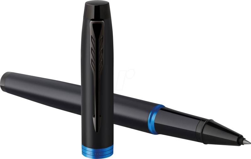 PARKER 2172860 - Tintenroller, schwarz, F, IM Vibrant Rings von Parker