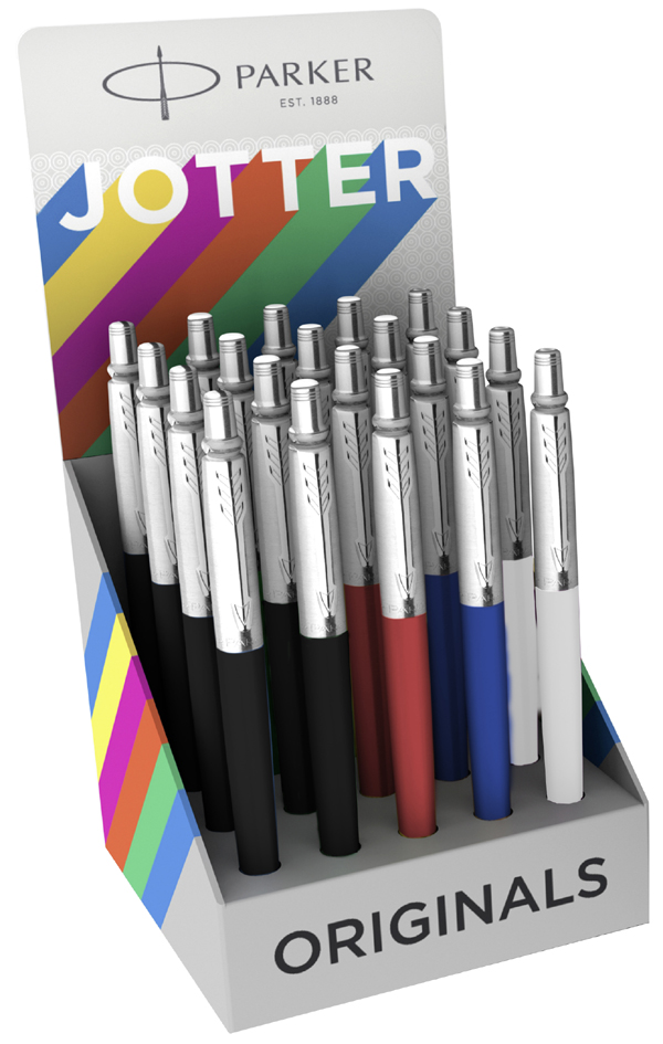 PARKER Druckkugelschreiber JOTTER CLASSIC, 20er Display PARKER Druckkugelschreiber JOTTER CLASSIC, 20er Display von Parker