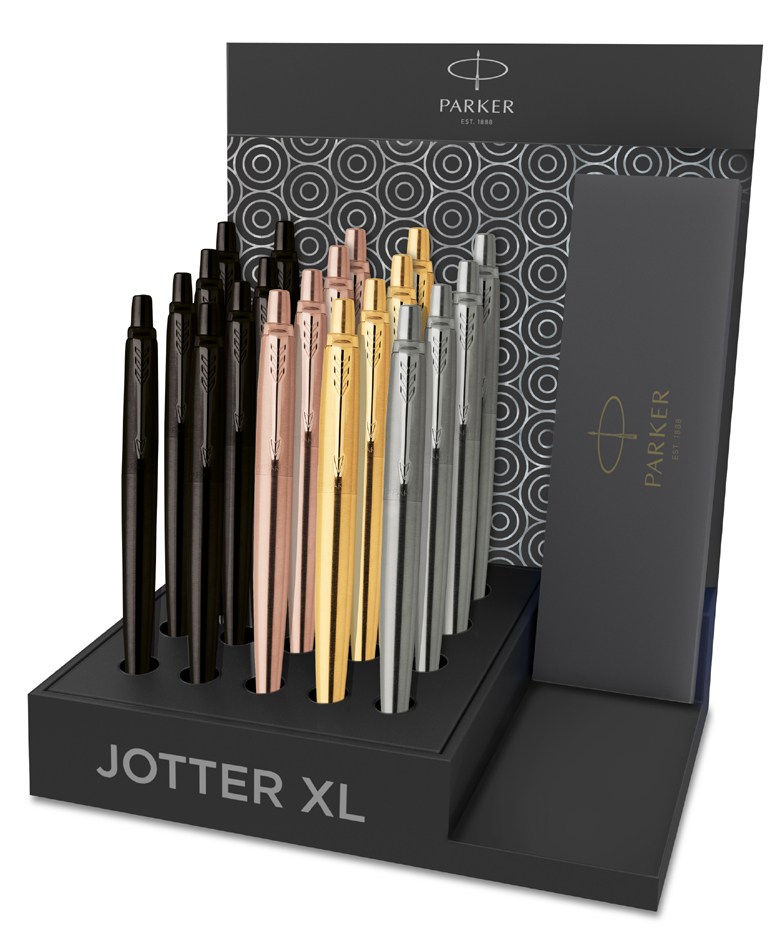 PARKER Druckkugelschreiber JOTTER XL Monochrome, Display PARKER Druckkugelschreiber JOTTER XL Monochrome, Display von Parker