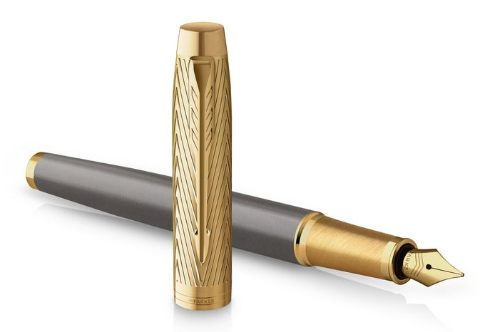 PARKER Füllhalter IM PREMIUM Arrow Grey GT, Federbreite F PARKER Füllhalter IM PREMIUM Arrow Grey GT, Federbreite F von Parker