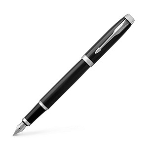 PARKER IM Black Lacquer Patronenfüller schwarz M (mittel) von Parker