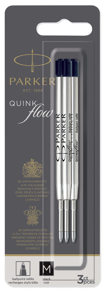 PARKER Kugelschreiber-Großraummine QUINKflow, F, schwarz PARKER Kugelschreiber-Großraummine QUINKflow, F, schwarz von Parker