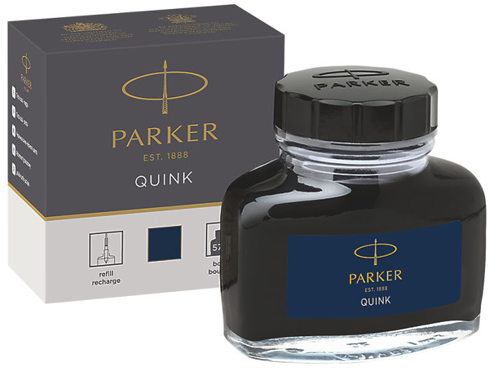 PARKER Tintenflacon QUINK, Inhalt: 57 ml, schwarz-blau von Parker