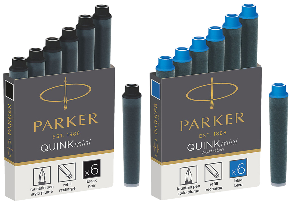 PARKER Tintenpatronen QUINKmini, schwarz, permanent PARKER Tintenpatronen QUINKmini, schwarz, permanent von Parker