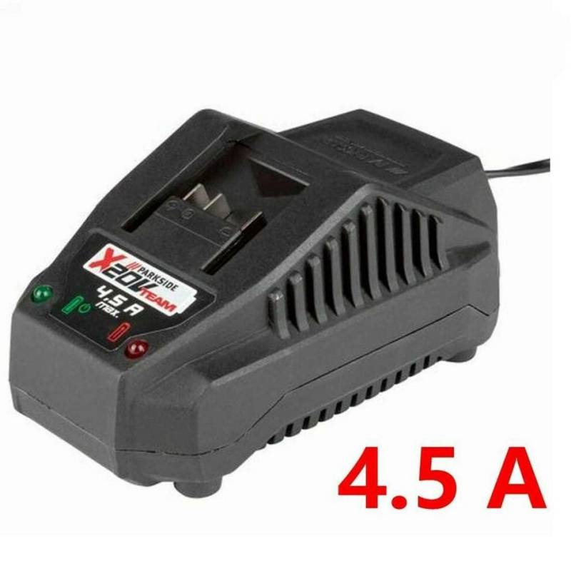 Parkside PARKSIDE Ladegerät PLG 20 - 120 Watt, 4.5 A -30 min Ladezeit Batterie-Ladegerät von Parkside