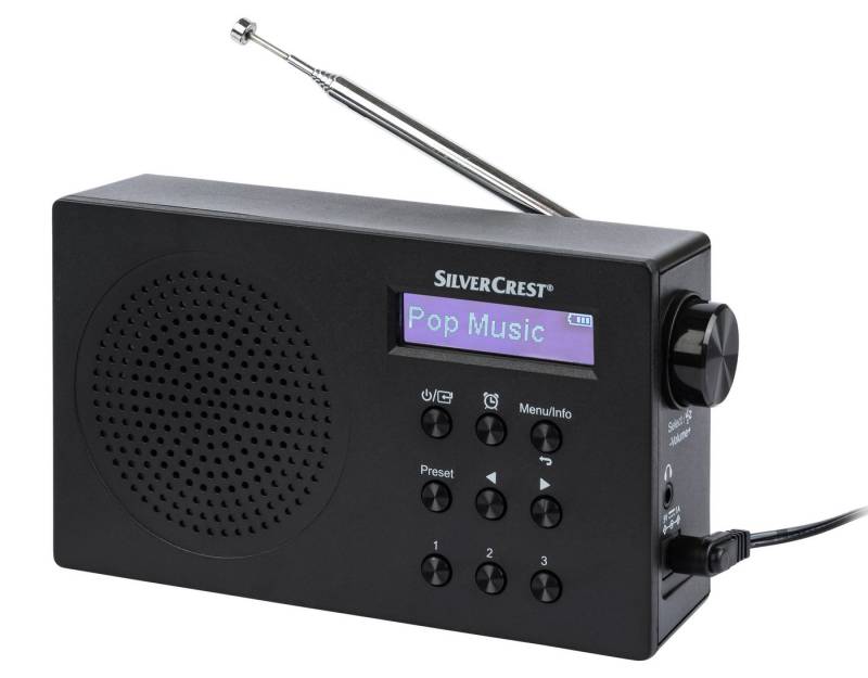 Parkside SILVERCREST Radio DAB+ Taschenradio Trage-Radio Musikradio »SDR 15 Radio von Parkside