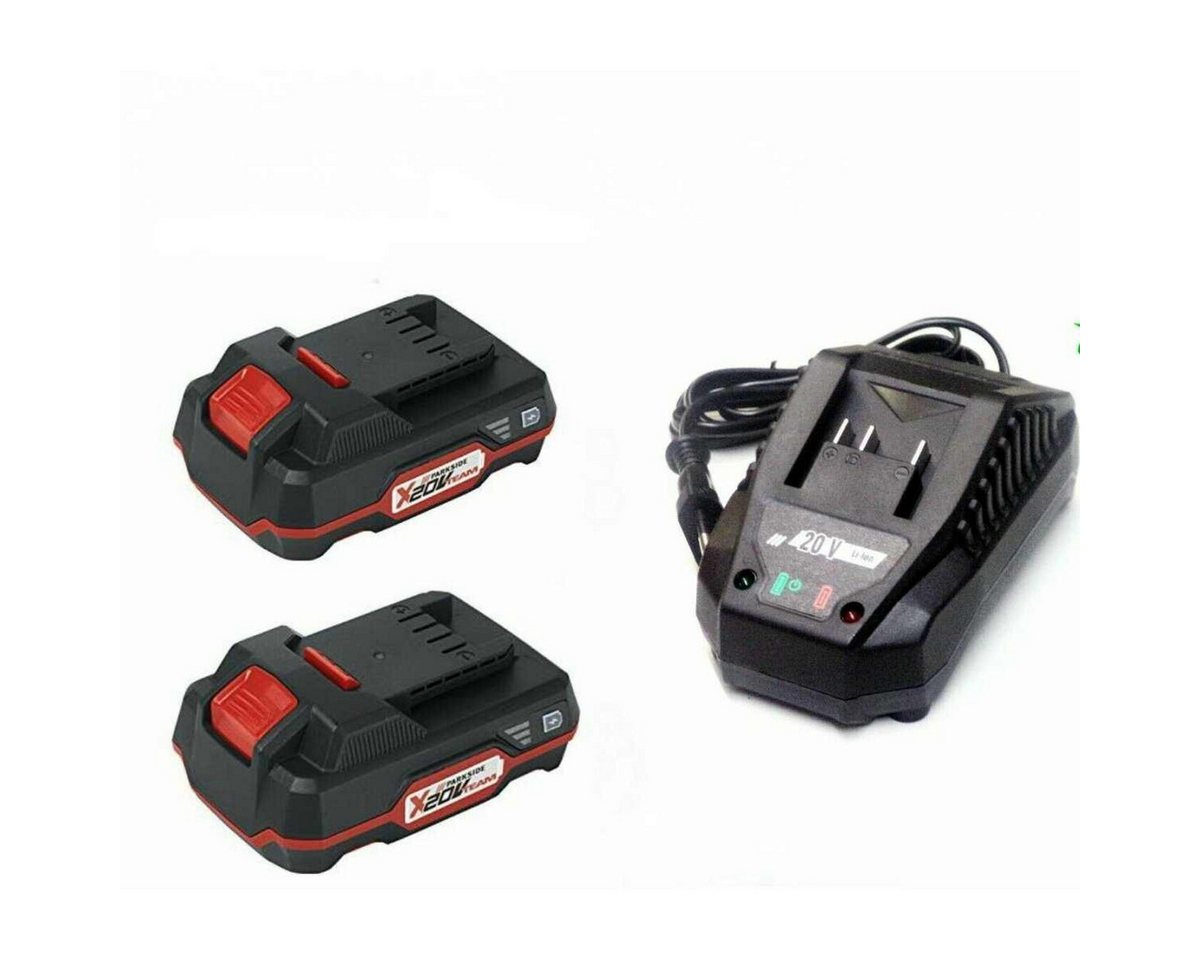 Parkside Starterset Parkside 2 x Akku 20 V 2.0 Ah PAP 20 und Ladegerät Akku Starter-Set Parkside Starterset Parkside 2 x Akku 20 V 2.0 Ah PAP 20 und Ladegerät Akku Starter-Set von Parkside