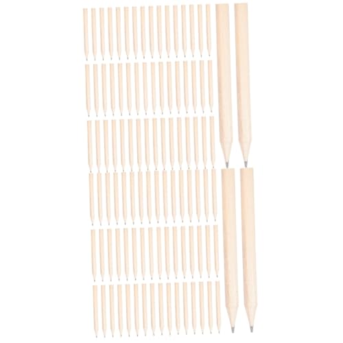 Parliky 100 Stk Kurzer Bleistift Kinder Bleistifte Mini-taschenstifte Mini Geschärft Mini-spitzstifte Bastelstifte Runde Kurze Bleistifte Kleine Stifte Mini-bleistifte Mini Hälfte Holz von Parliky