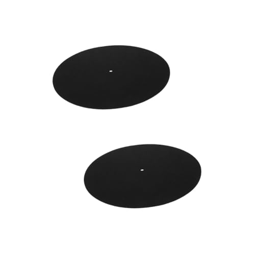 Parliky 2 Stücke Plattenspieler Wolle Matte-statische Vinyl Record Platter Slipmat Plattenspieler Matte Parliky 2 Stücke Plattenspieler Wolle Matte-statische Vinyl Record Platter Slipmat Plattenspieler Matte von Parliky
