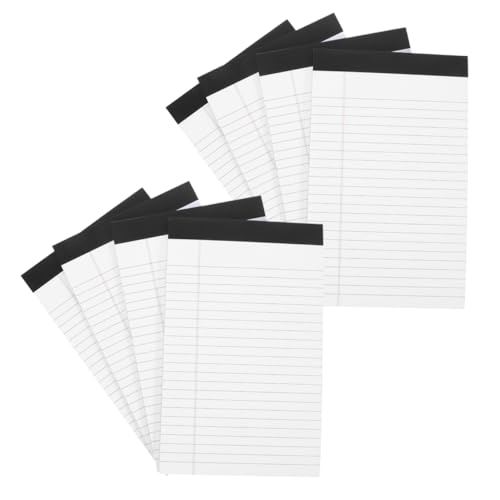 Parliky 8st Notizbuch Notizblock Für Taschen Notizblöcke Schreiben Legaler Block Mini-notizblöcke Rubbelnotizblöcke Juristische Notizblöcke Büro-notizblöcke Kleine Notizblöcke Papier Weiß von Parliky