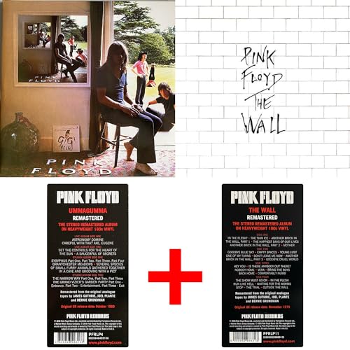 Pink Floyd - Ummagumma & The Wall - Vinyl-Bundle - 180gr. Remasterd [180g Vinyl] [Vinyl LP] von Parlophone Label Group (Plg) (Warner)