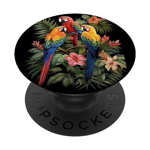 Papageien Tropische Vogel Papageienliebhaber PopSockets mit austauschbarem PopGrip von Parrot Lover Parrot Owners