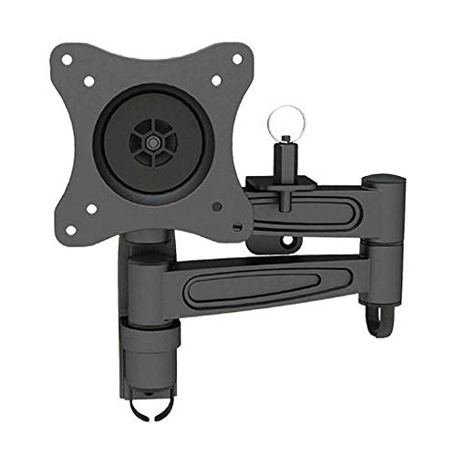 Part King Vollbewegliche TV-Wandhalterung mit Verriegelungsstift für 13-27 Zoll Fernseher mit 75x75 oder 100x100 VESA-Muster – Diebstahl- und Anti-Shake, ideal für Wohnwagen/Wohnmobil/Boot usw von Part King