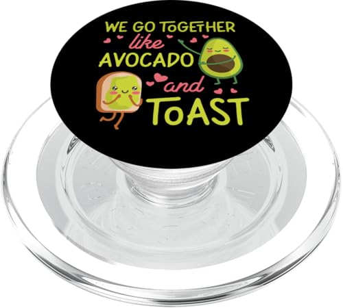 Wir gehen zusammen wie Avocado und Toast PopSockets PopGrip für MagSafe von Partner Design Ideas For Couples In Love