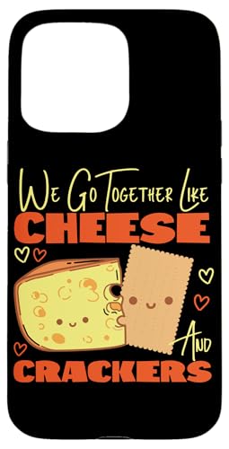 Wir gehen zusammen wie Käse und Cracker Hülle für iPhone 15 Pro Max Wir gehen zusammen wie Käse und Cracker Hülle für iPhone 15 Pro Max von Partner Design Ideas For Couples In Love