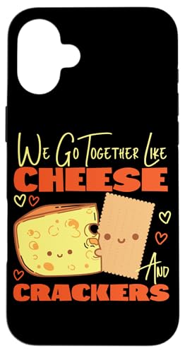 Wir gehen zusammen wie Käse und Cracker Hülle für iPhone 16 Plus Wir gehen zusammen wie Käse und Cracker Hülle für iPhone 16 Plus von Partner Design Ideas For Couples In Love
