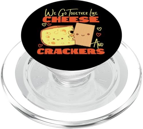 Wir gehen zusammen wie Käse und Cracker PopSockets PopGrip für MagSafe von Partner Design Ideas For Couples In Love