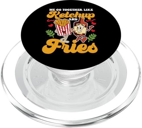Wir gehen zusammen wie Ketchup und Pommes PopSockets PopGrip für MagSafe von Partner Design Ideas For Couples In Love