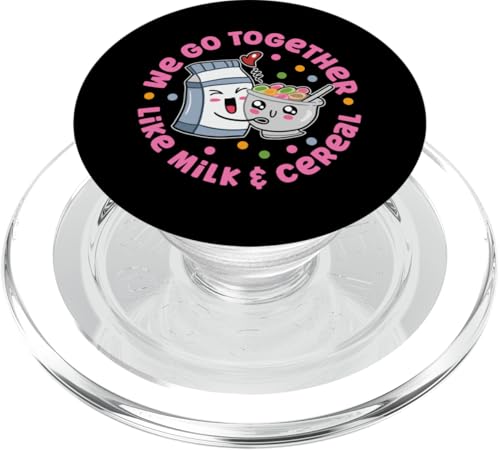 Wir gehen zusammen wie Milch und Müsli PopSockets PopGrip für MagSafe von Partner Design Ideas For Couples In Love