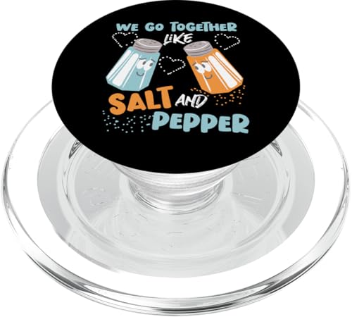Wir gehen zusammen wie Salz und Pfeffer PopSockets PopGrip für MagSafe von Partner Design Ideas For Couples In Love