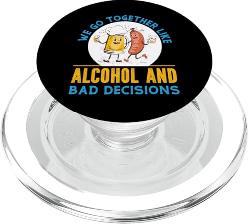 Wir passen zusammen wie Alkohol und schlechte Entscheidungen PopSockets PopGrip für MagSafe von Partner Design Ideas For Couples In Love