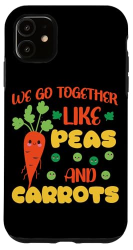 Wir passen zusammen wie Erbsen und Karotten Hülle für iPhone 11 Wir passen zusammen wie Erbsen und Karotten Hülle für iPhone 11 von Partner Design Ideas For Couples In Love